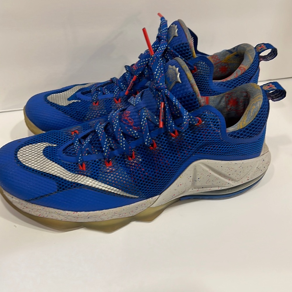 Nike LeBron, 12 low hyper cobalt blue size 11.5.